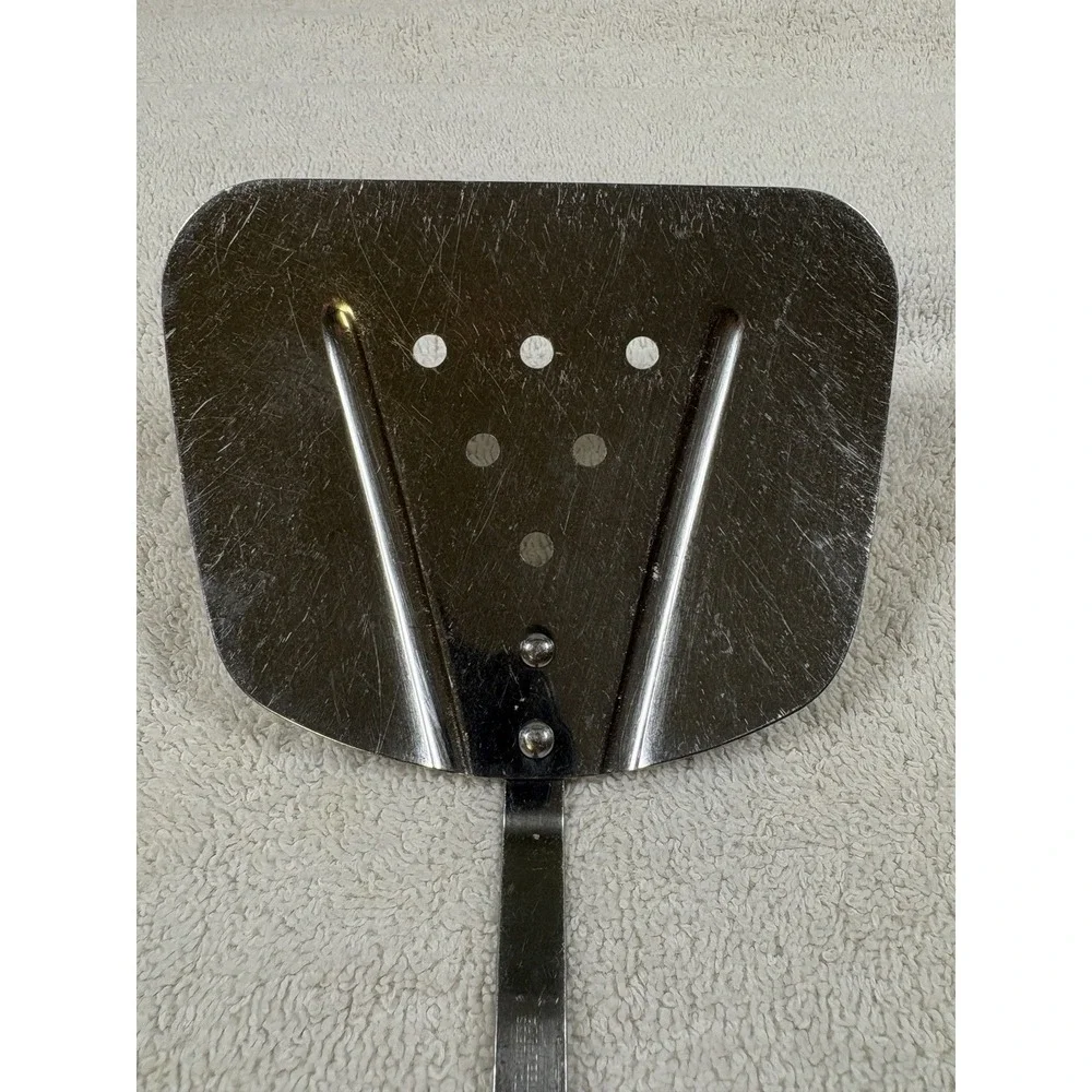Wide USA Stainless Steel Metal Spatula With Heat Resistant Handle (267)